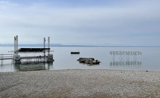 Plage des Jeunes-Rives au bord du lac de Neuchâtel